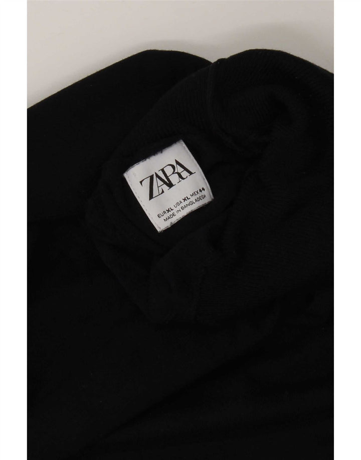 Zara Dame Rullehals Sweater UK 18 XL Navy Blue