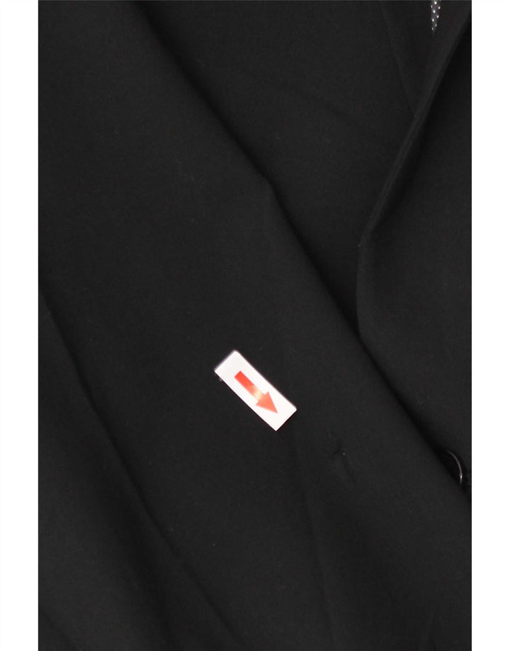 Marks & Spencer Herre 2-knaps blazerjakke UK 48 2XL Sort Uld