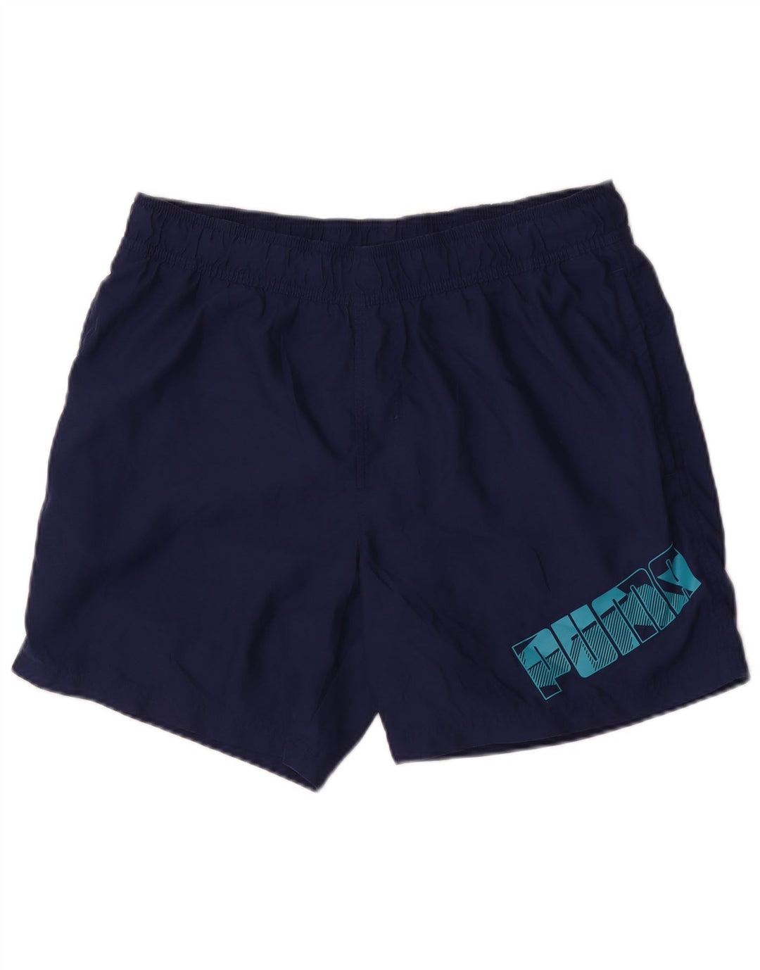 Puma Herre grafiske sportsshorts store marineblå polyester