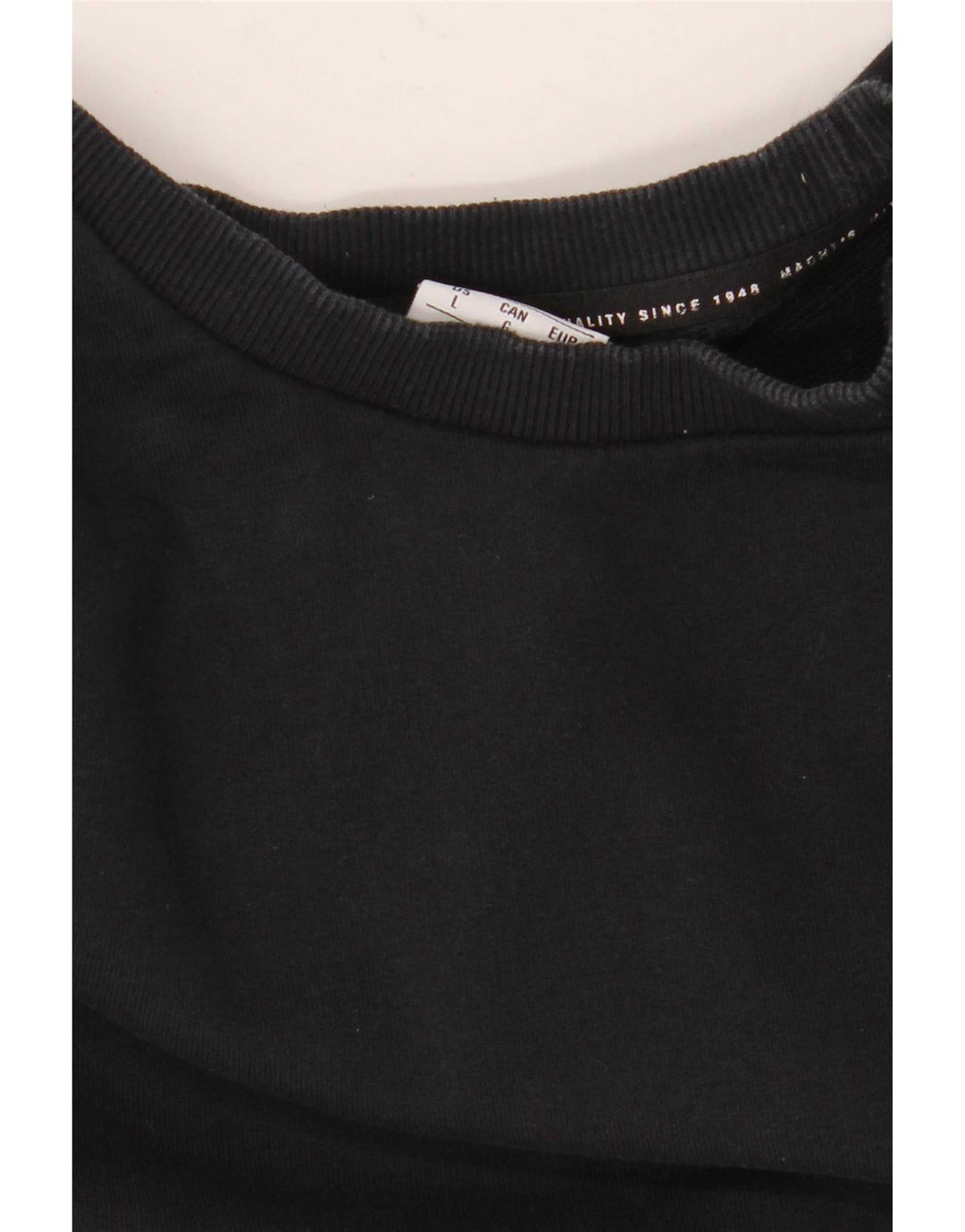 Puma Herre Sweatshirt Jumper Stor Sort Bomuld