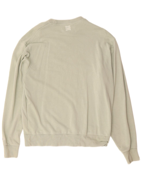 Champion Herre Sweatshirt Jumper Medium Grøn Bomuld