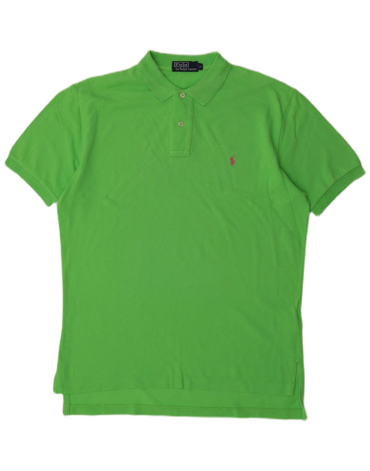 POLO RALPH LAUREN Herre poloshirt Medium Grøn Bomuld
