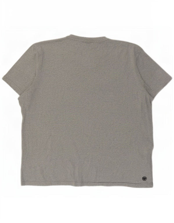 Fat Face Herre grafisk T-shirt Top 2XL Grå Flecked Bomuld
