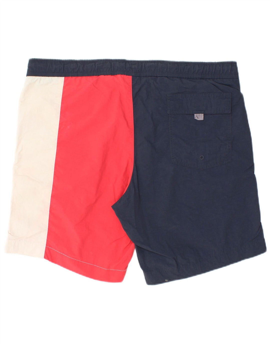 Champion Herre grafiske svømmeshorts Large Navy Blue Colourblock