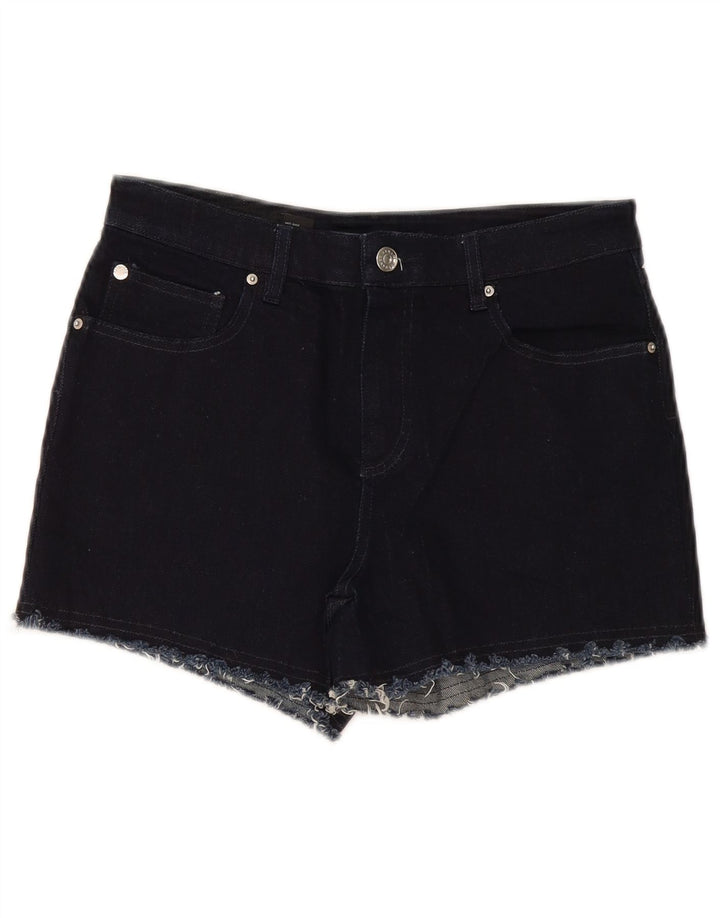 Armani Exchange Dame Mid Rise denimshorts W26 Small Black Bomuld