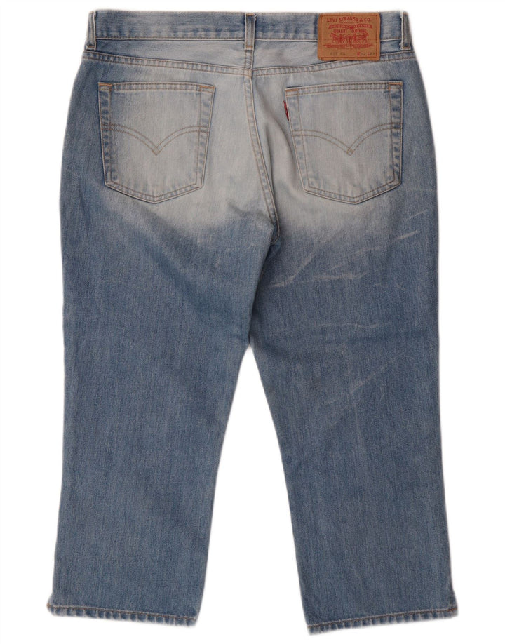 Levi's Dame Capri Jeans W32 L22 Blå Bomuld Classic