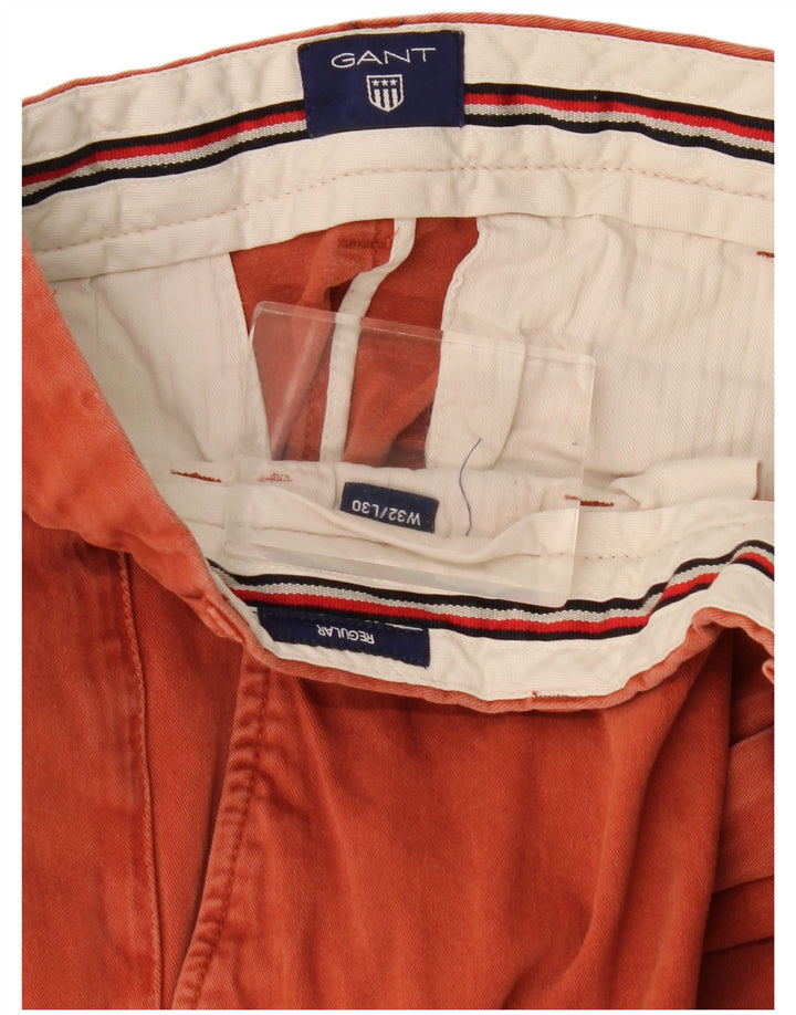Gant Herre Regular Chino Bukser W32 L30 Rød