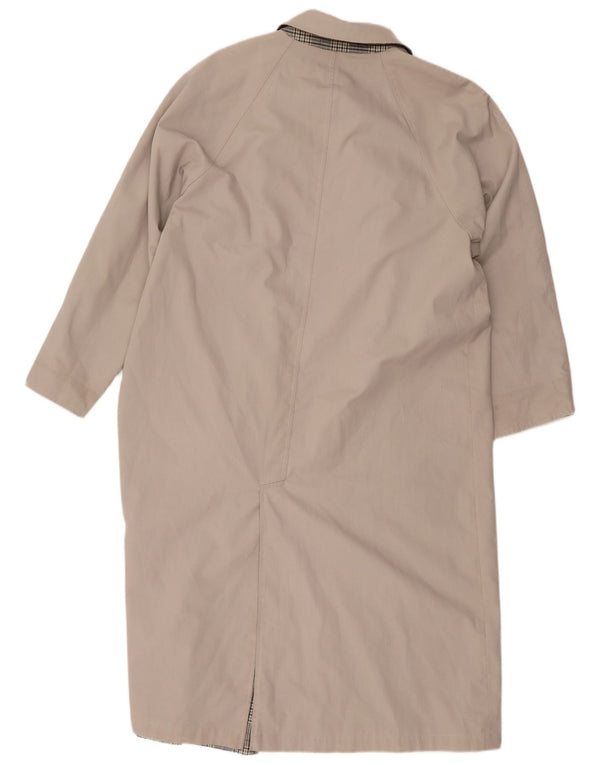 Vintage Womens Reversible Overcoat UK 12 Medium Beige