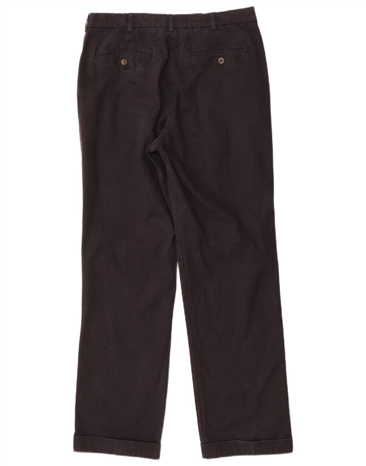 Marks & Spencer Herre Pegged Suit Bukser W34 L31 Sort Bomuld
