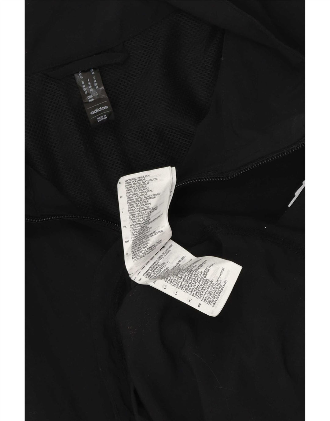 Adidas Womens Oversized træningsdragt Topjakke UK 12/14 Medium Black
