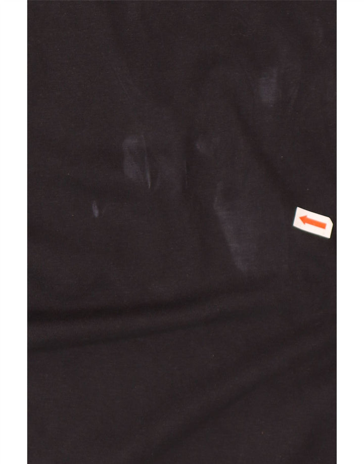Gant Herre New Haven Grafisk T-Shirt Top Medium Sort Bomuld