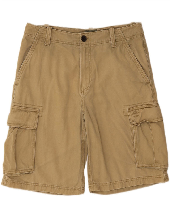 TIMBERLAND Mens Cargo Shorts W32 Medium Beige Cotton Vintage Timberland and Second-Hand Timberland from Messina Hembry 