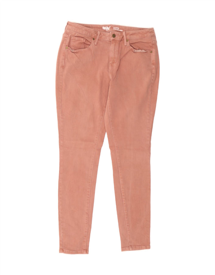 MOSSIMO Womens Curvy Skinny Jeans W31 L31 Pink Cotton Vintage Mossimo and Second-Hand Mossimo from Messina Hembry 