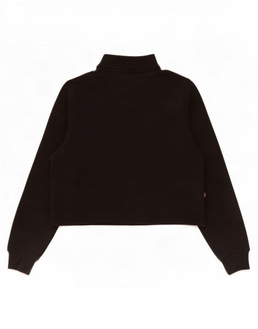 Dickies Sweatshirt med lynlås til kvinder UK 14 Medium Sort