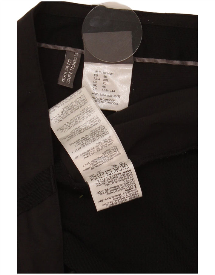 Jack Wolfskin Herre Cargo Shorts UK 46 XL W40 Sort Polyamid