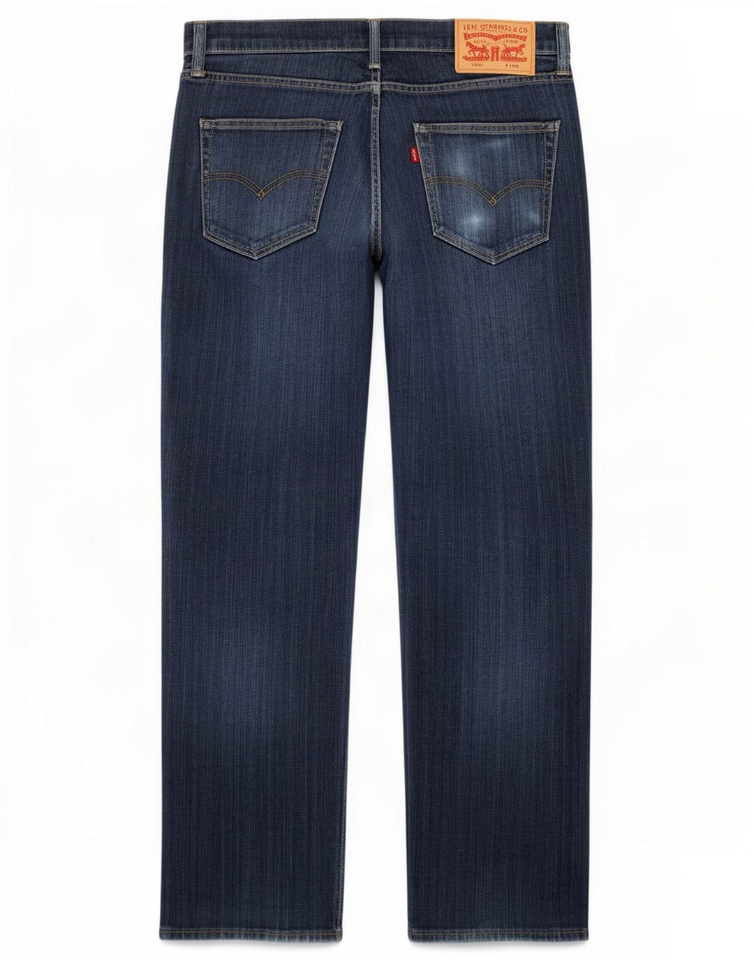 Levi's Herre 504 Straight Jeans W34 L30 Blå Bomuld