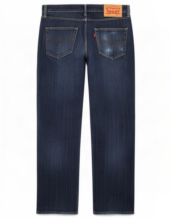 Levi's Herre 504 Straight Jeans W34 L30 Blå Bomuld