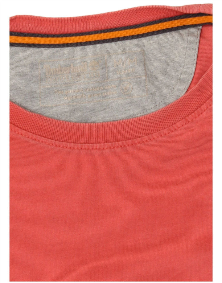 Timberland Herre Slim Fit T-Shirt Top Medium Orange