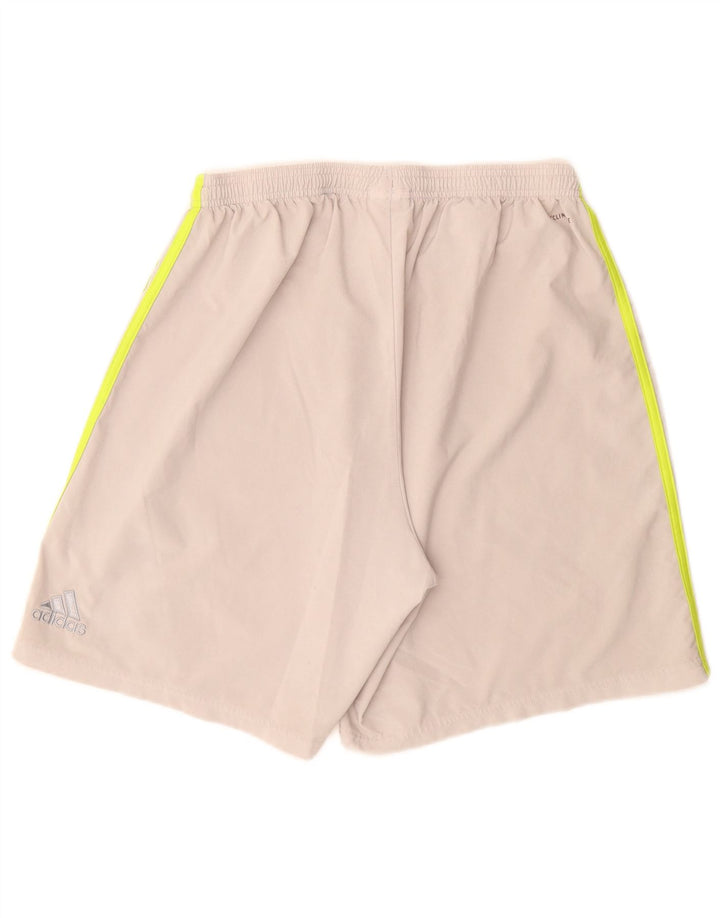 ADIDAS Herre irsk fodbold grafiske sportsshorts store grå polyester