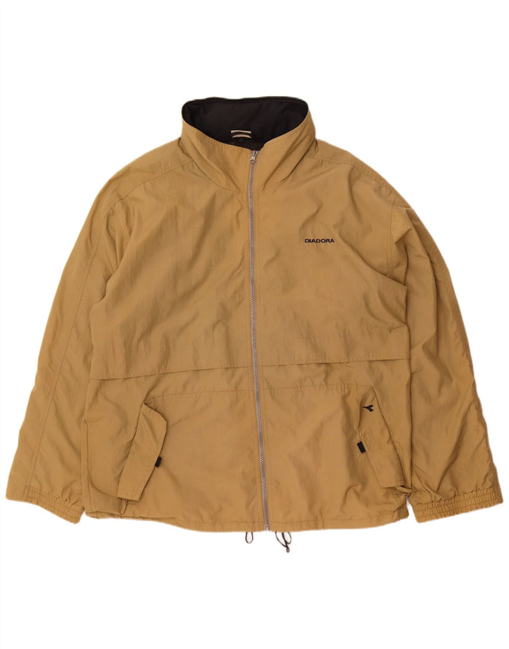 Diadora Regnjakke til mænd UK 44 2XL Beige Polyester