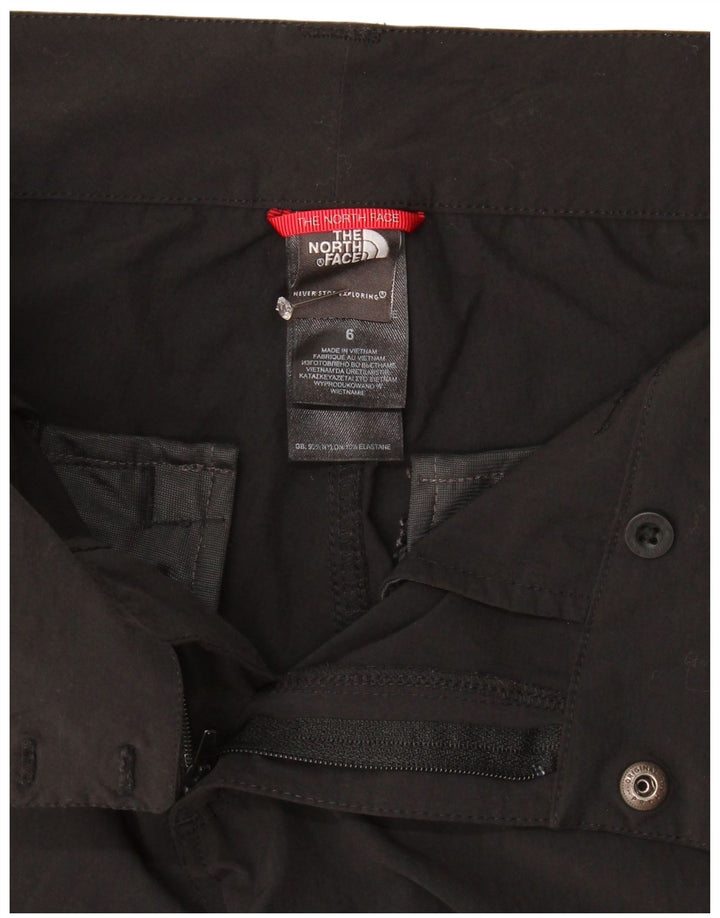 The North Face Womens Straight Cargo Trousers US 6 Medium W30 L30 Black