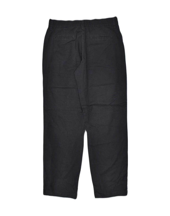 LEE Womens Relaxed Fit Casual Trousers W32 L30 Black Cotton | Vintage | Thrift | Second-Hand | Used Clothing | Messina Hembry 