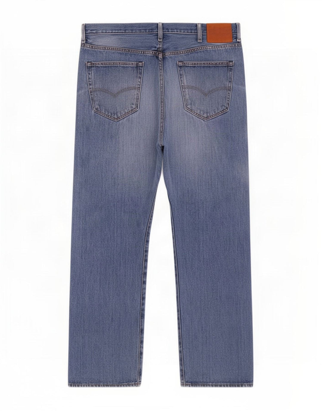 Levi's Straight Jeans til mænd W40 L32 blå bomuld
