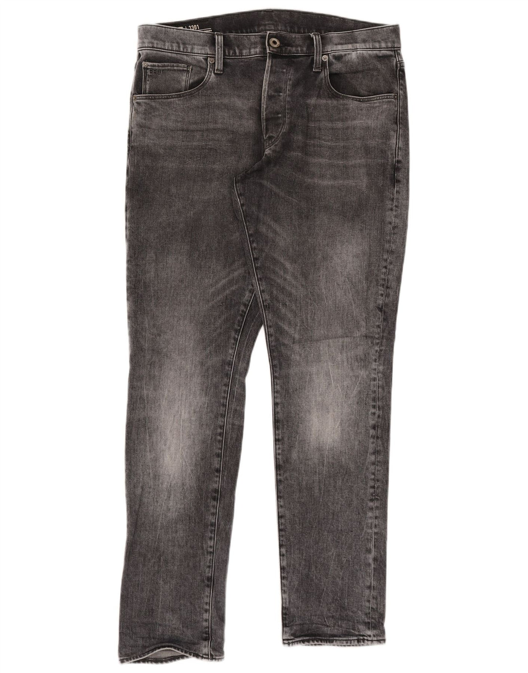 G-Star Herre Regular Tapered Jeans W34 L34 Grå Bomuld