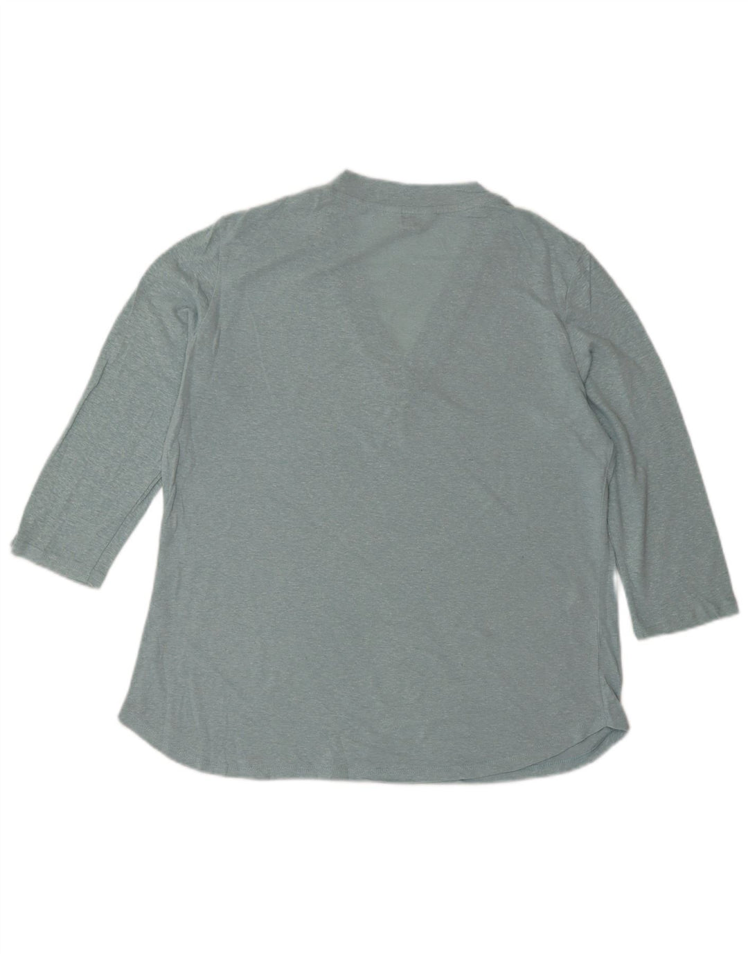 ORVIS Dame Oversized Top 3/4 ærme UK 10 Small Blue
