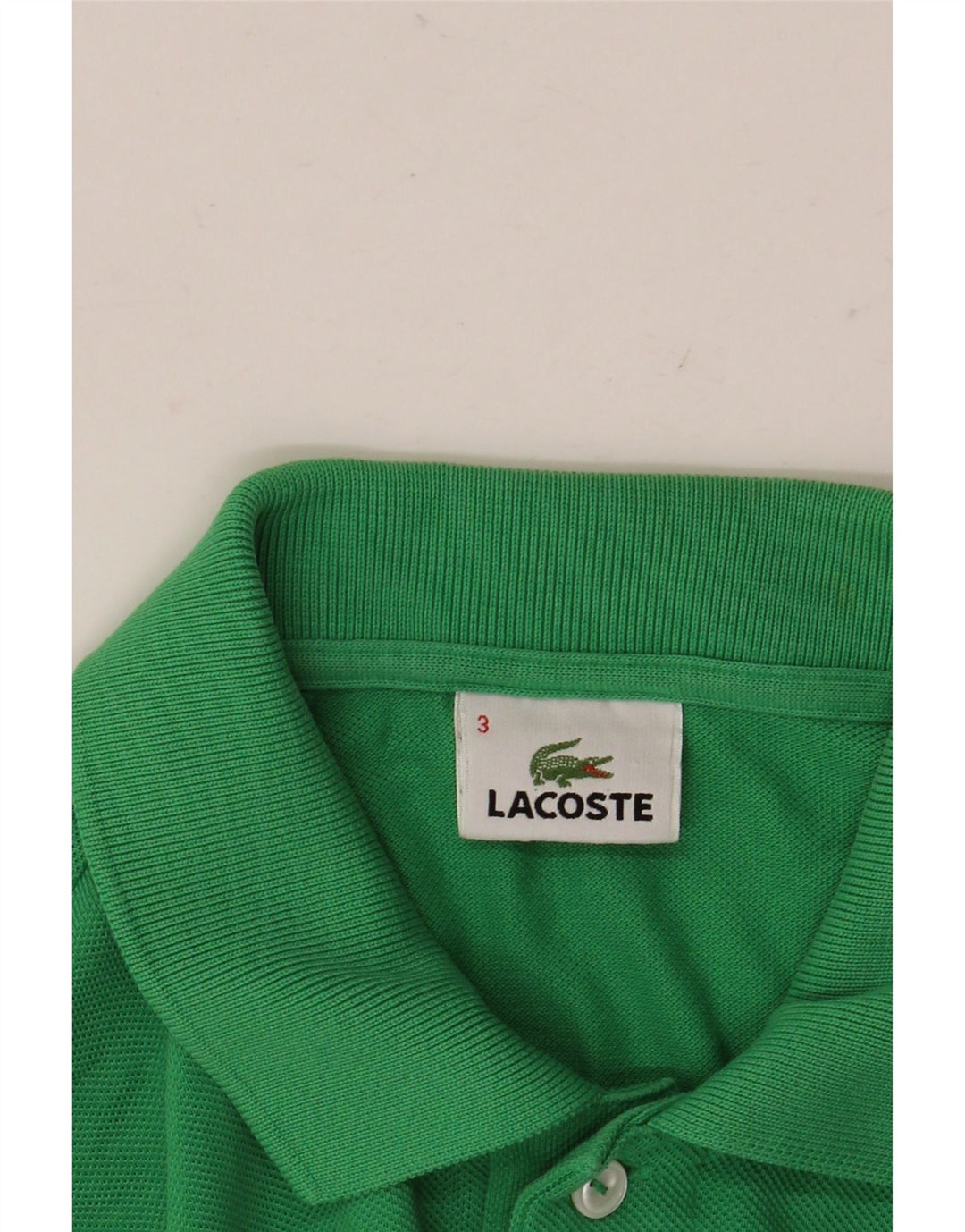 LACOSTE Poloskjorte til mænd str. 3 Lille Grøn