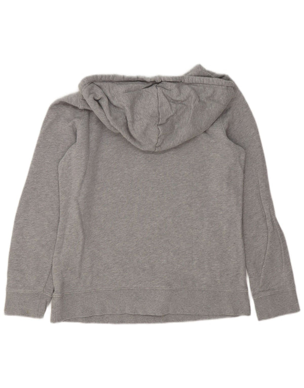 Adidas Graphic Hoodie Jumper UK 12 Medium Grey Bomuld