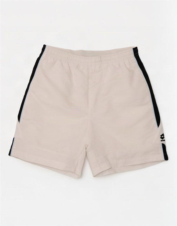 Lotto Herre grafiske sportsshorts Medium White Colourblock