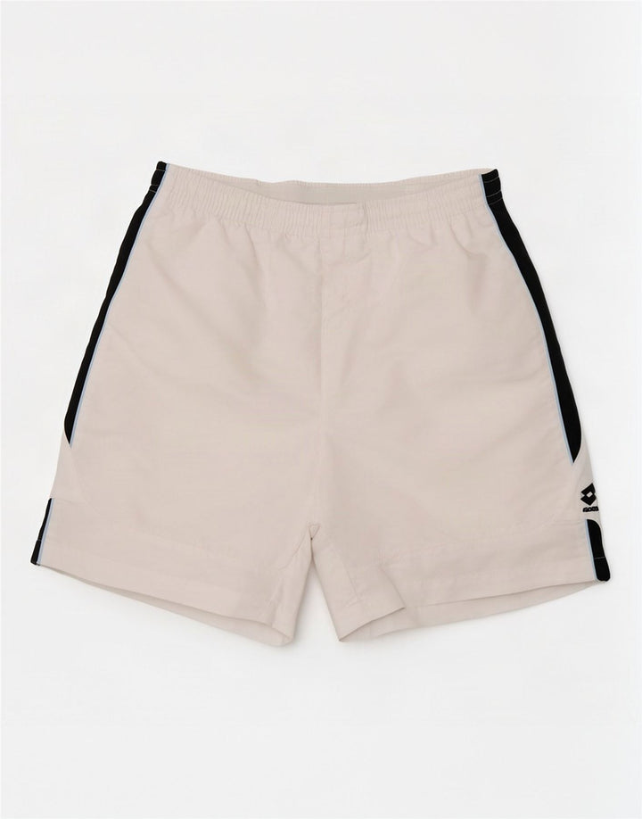 Lotto Herre grafiske sportsshorts Medium White Colourblock