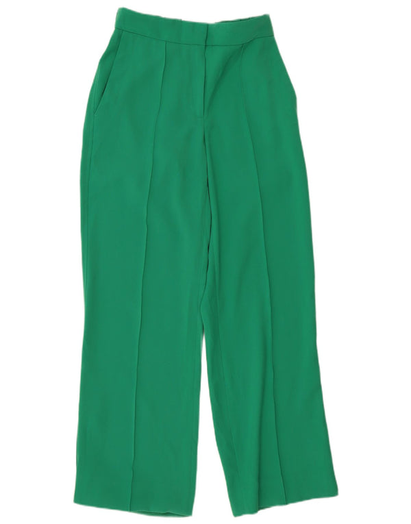 Reiss Dame Petite Loose Fit Chino Bukser UK 6 XS W24 L29 Grøn