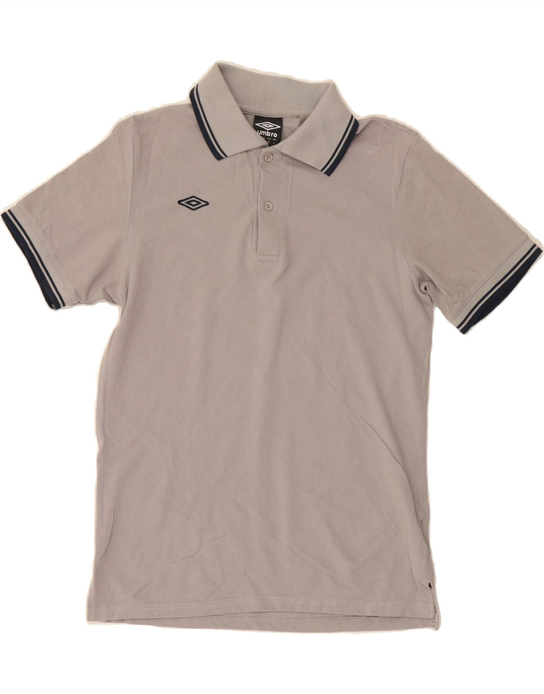 UMBRO Mens Polo Shirt Large Grey Cotton Vintage Umbro and Second-Hand Umbro from Messina Hembry 