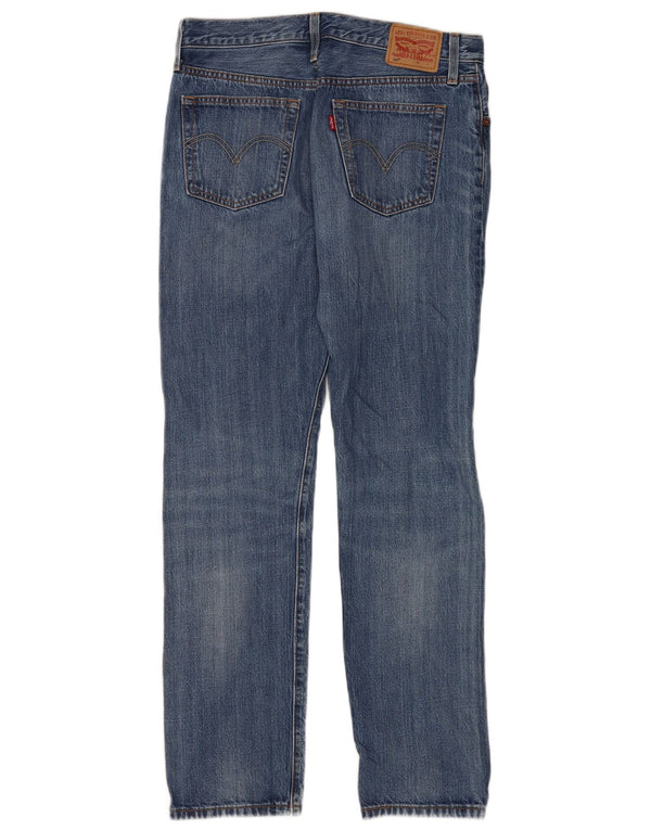 Levi's lige jeans til kvinder W29 L32 blå bomuld