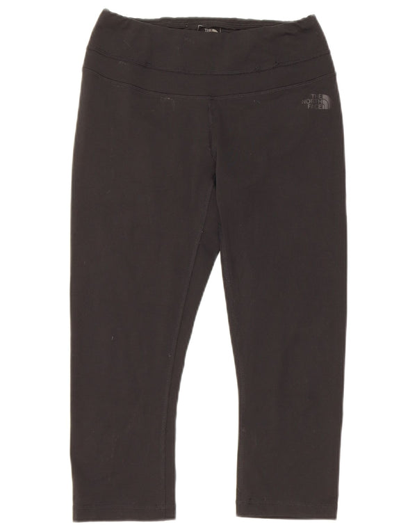 The North Face Dame Capri Leggings UK 10 Small Black Polyester