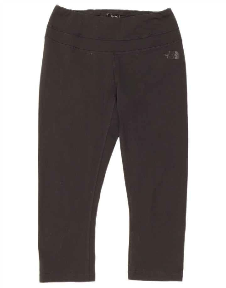 The North Face Dame Capri Leggings UK 10 Small Black Polyester