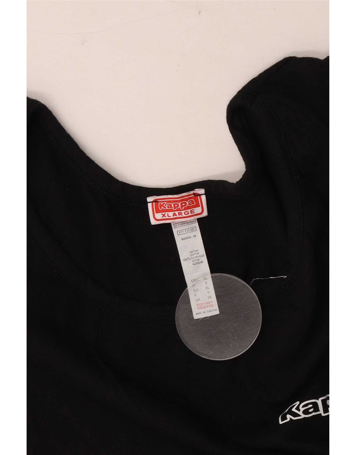 Kappa Herrevest Top XL Sort Bomuld