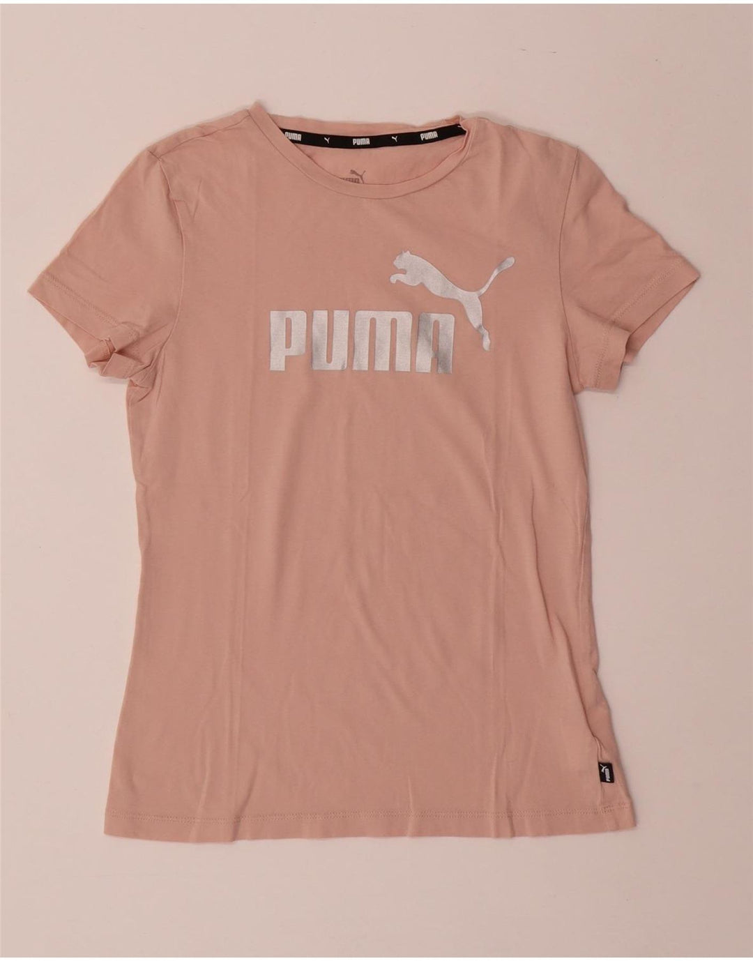 PUMA Piger Grafisk T-Shirt Top 13-14 år Pink
