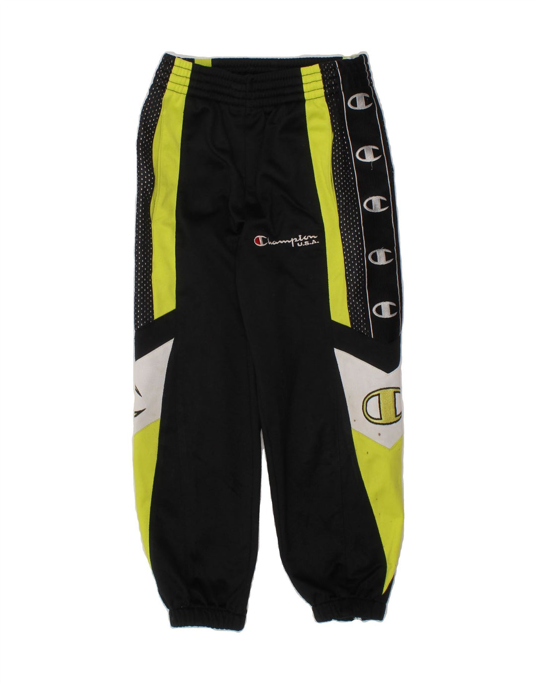 CHAMPION Boys Graphic Full Tracksuit 3-4 Years  Black Colourblock Vintage Champion and Second-Hand Champion from Messina Hembry 