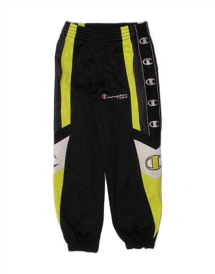 CHAMPION Boys Graphic Full Tracksuit 3-4 Years  Black Colourblock Vintage Champion and Second-Hand Champion from Messina Hembry 