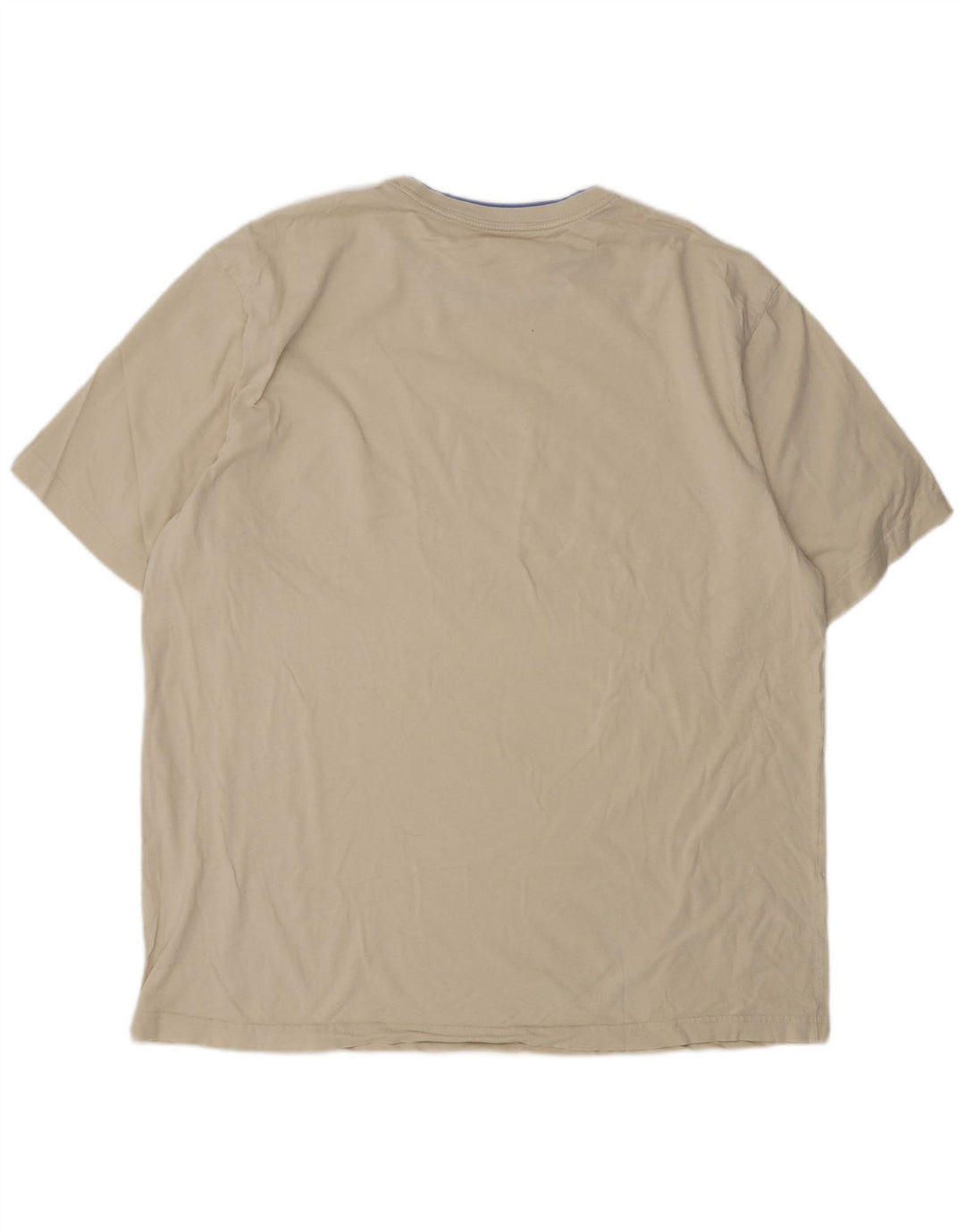 IZOD Mens T-Shirt Top 2XL Beige Striped