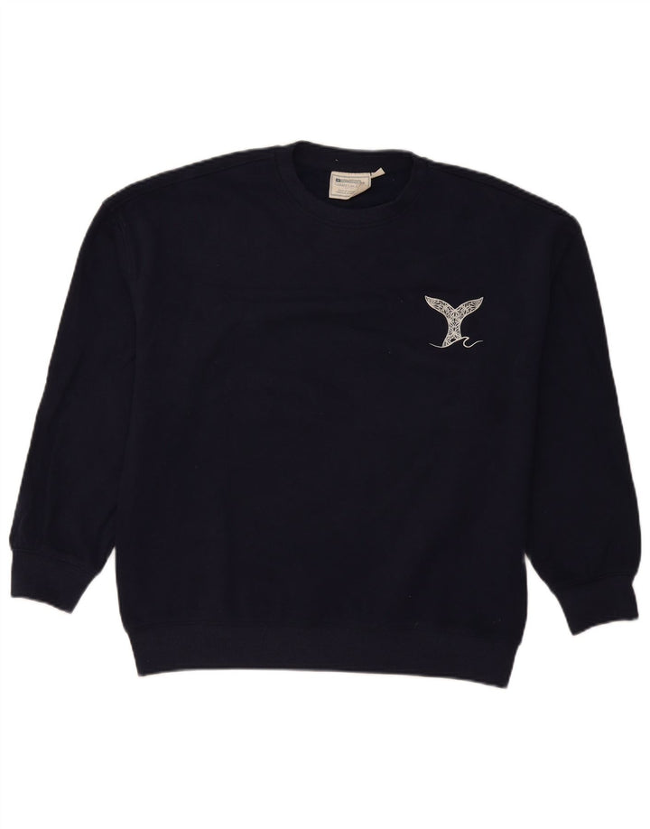 Mountain Warehouse Dame Oversized Sweatshirt Jumper UK 10 Small Navy Blue