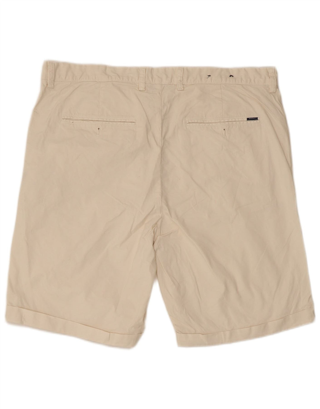 Gant Herre Regular Fit Chino Shorts W38 XL Off White Bomuld