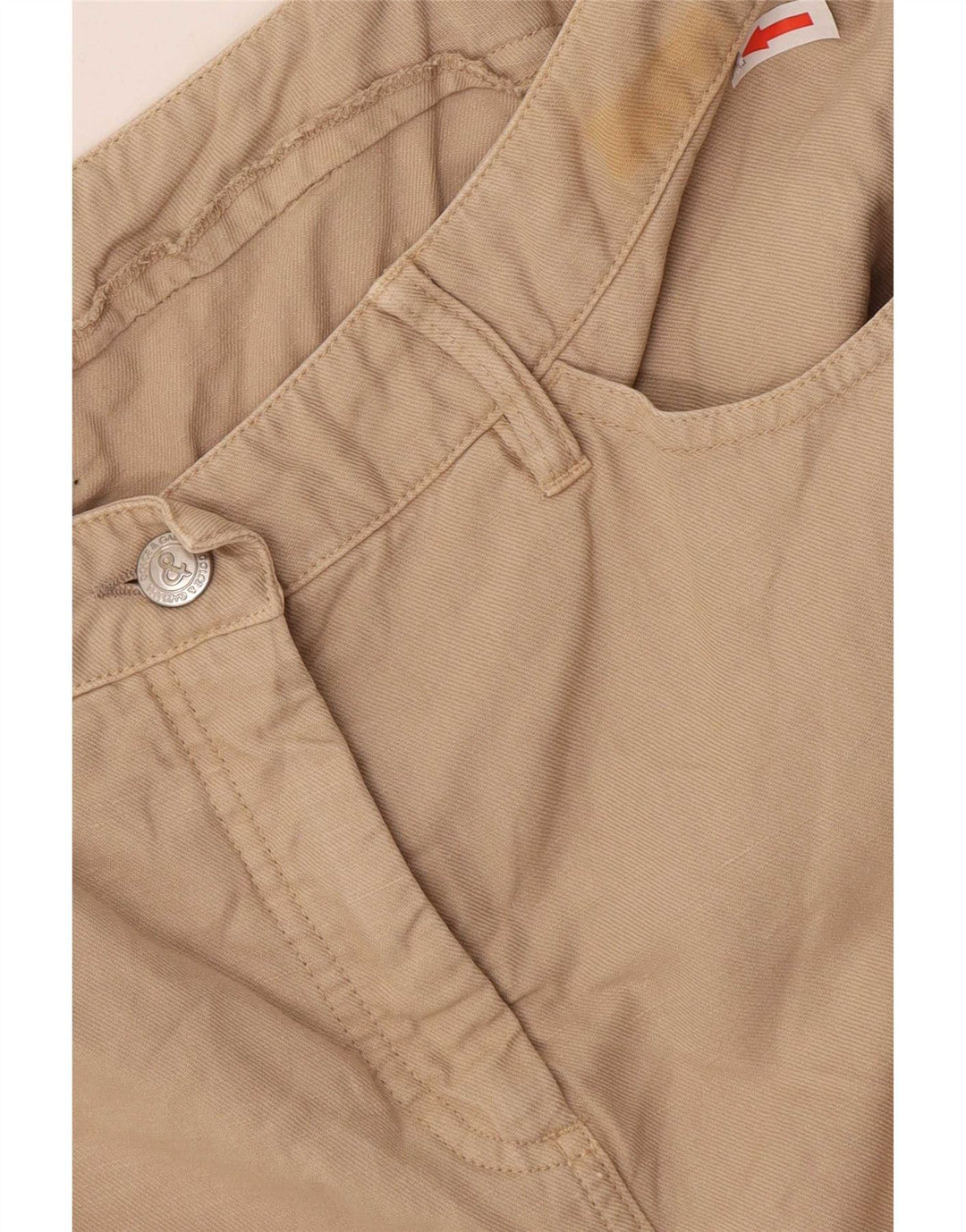 Dolce & Gabbana lige nederdel til kvinder IT 44 Medium W34 Beige Bomuld