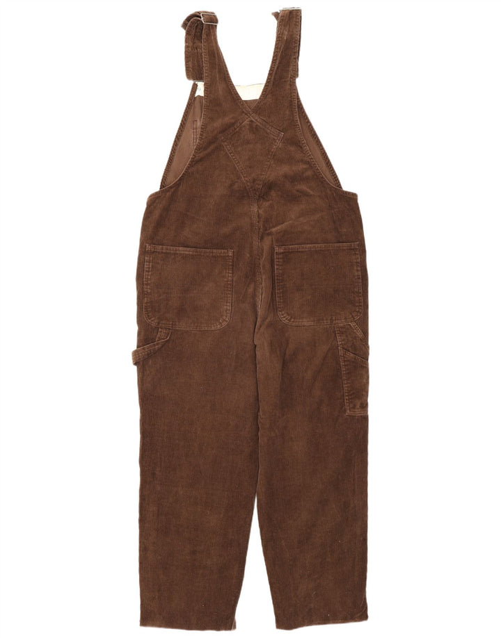 RIFLE Herre Carpenter Dungarees Corduroy Bukser W34 L30 Brun Bomuld