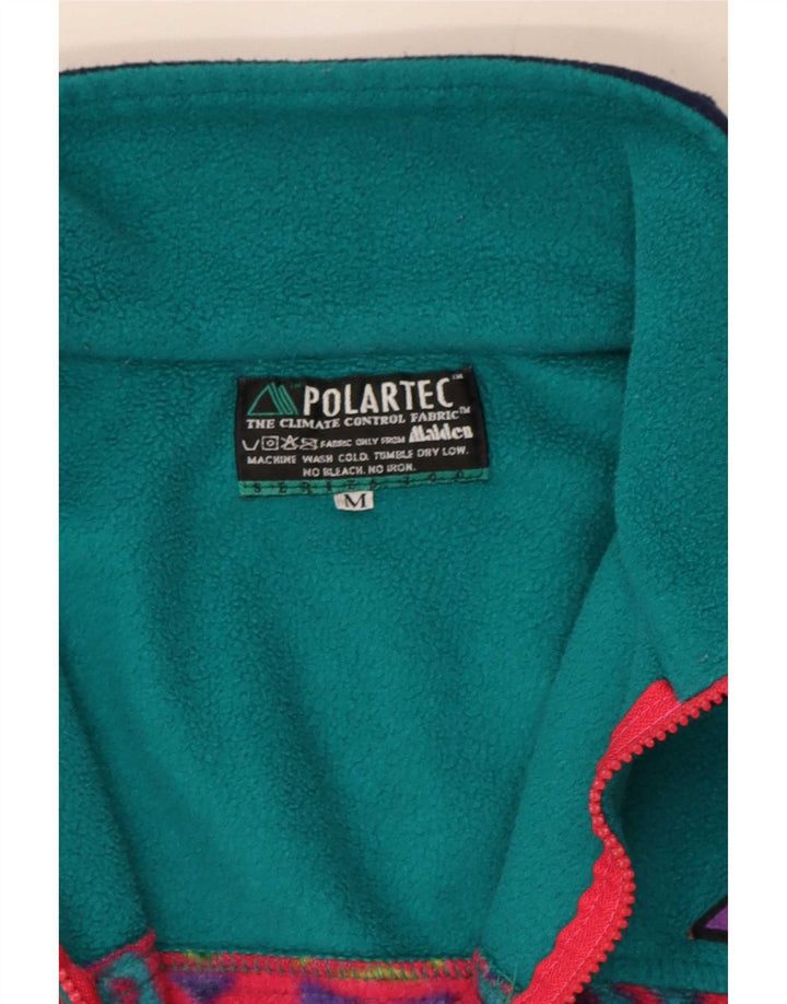 Aesse Herre Polartec Fleece Jumper med lynlås Medium Flerfarvet Geometrisk
