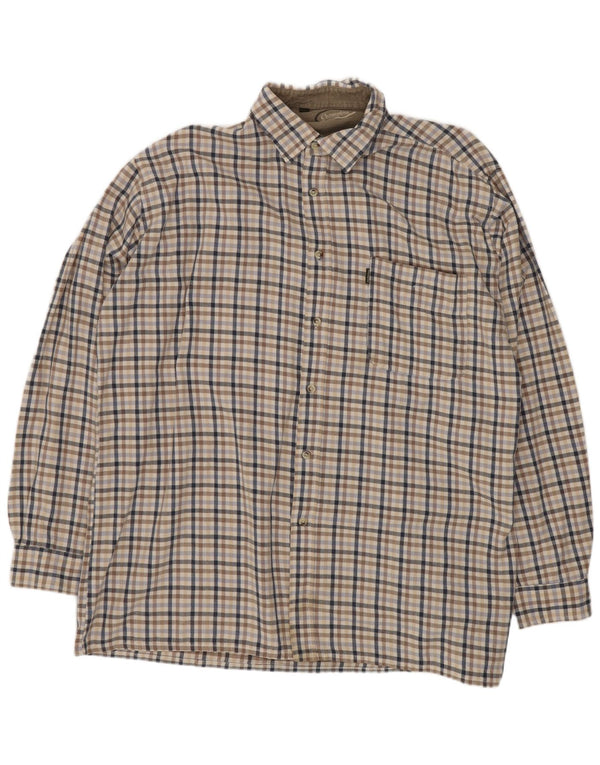 Champion Herre Flanelskjorte XL Flerfarvet Gingham Bomuld