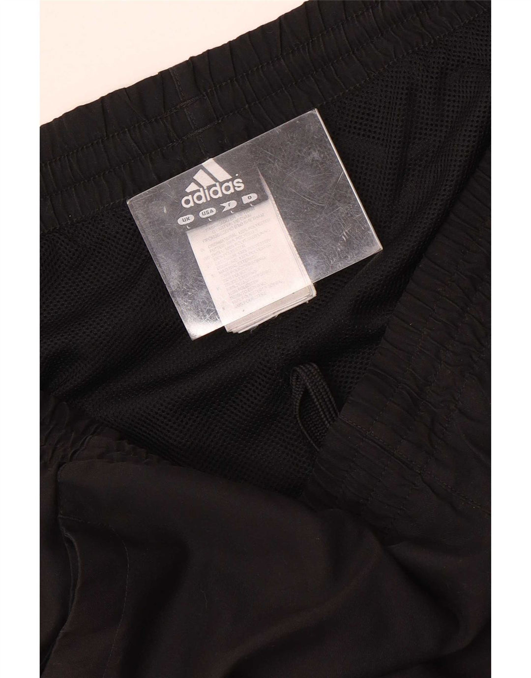 Adidas Sportshorts til mænd, store sorte polyester